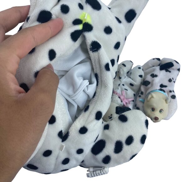 Puppy Surprise Jaxie the Dalmatian Mom Just Play Toy Dog Plush 2 Puppies - Picture 6 of 14